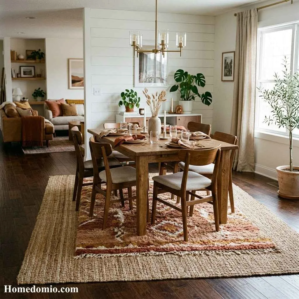  Layered Area Rugs