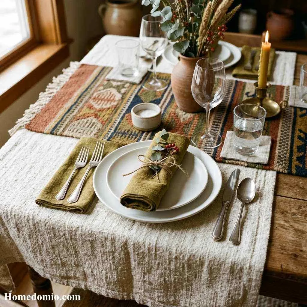 Layered Textiles and Table Runners