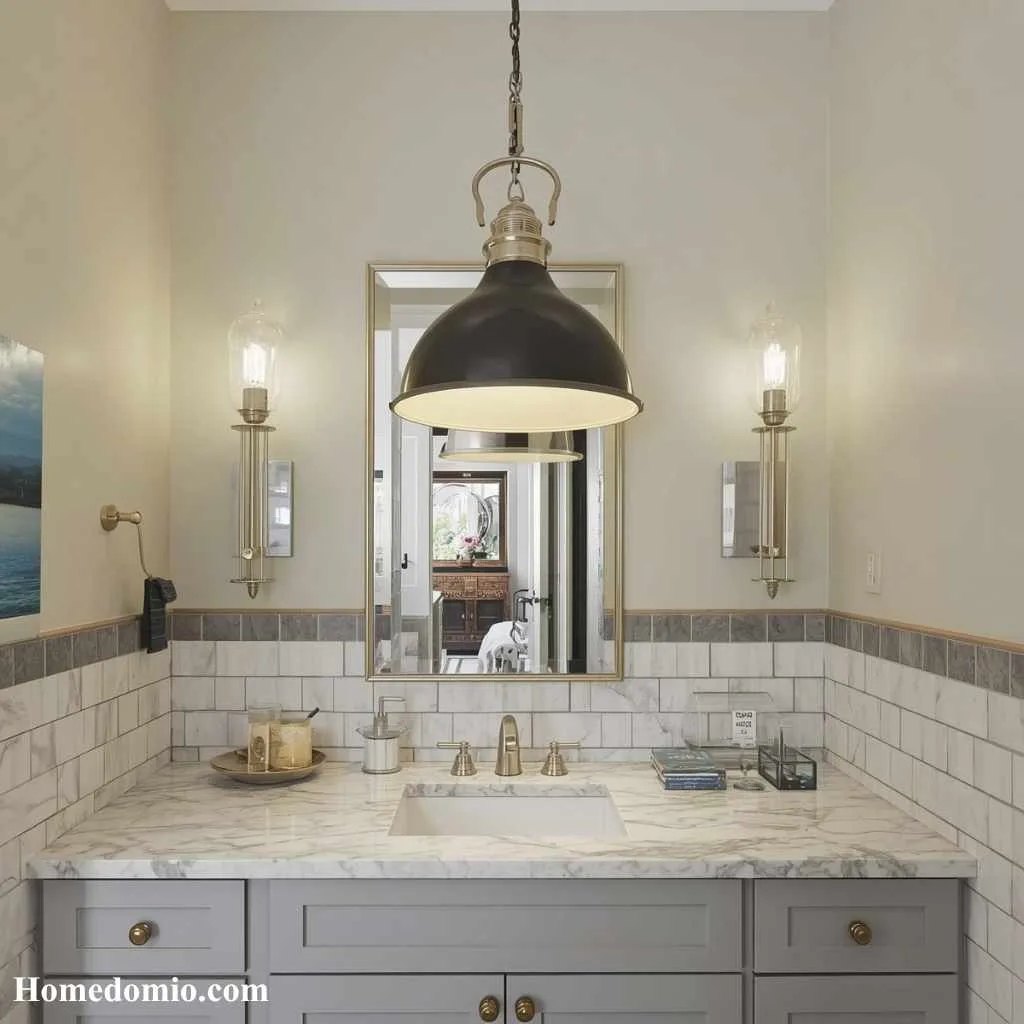  Mismatched Lighting Fixtures