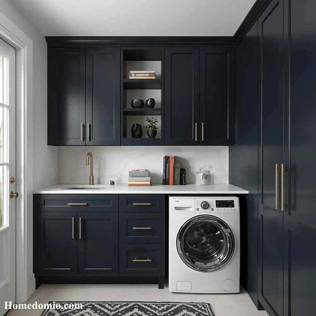 Moody Dark Cabinetry Look