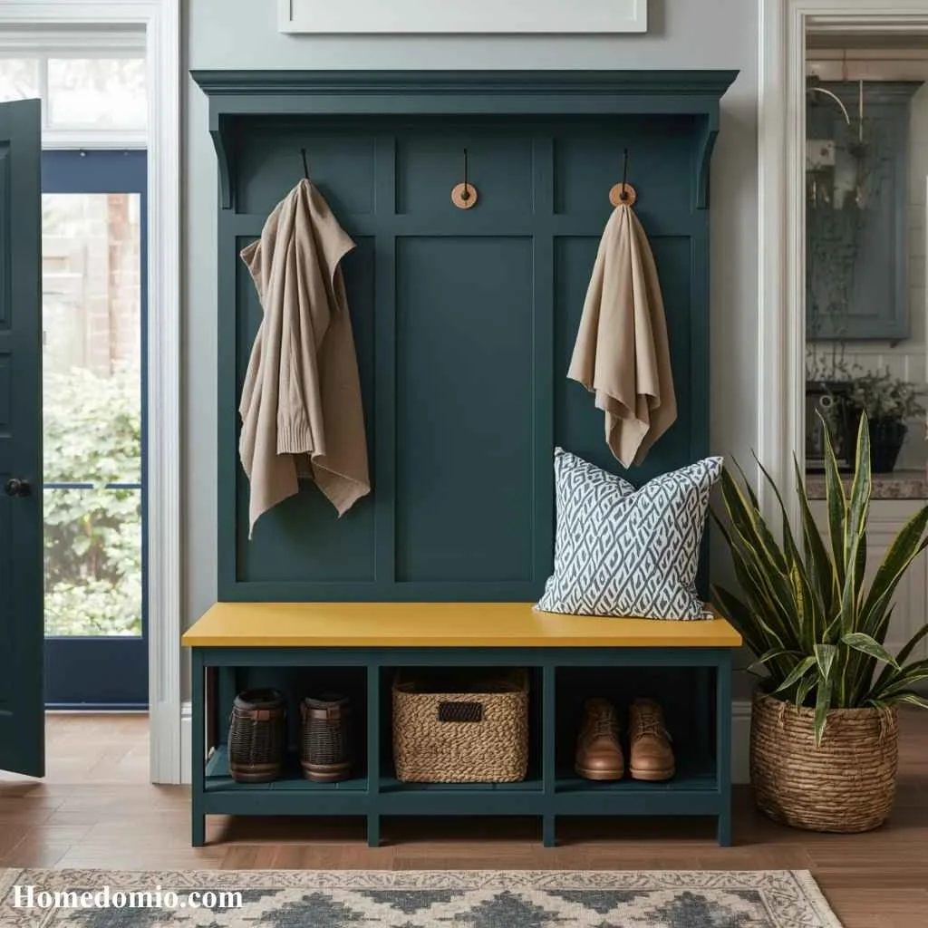 Painted Bench In A Bold Color