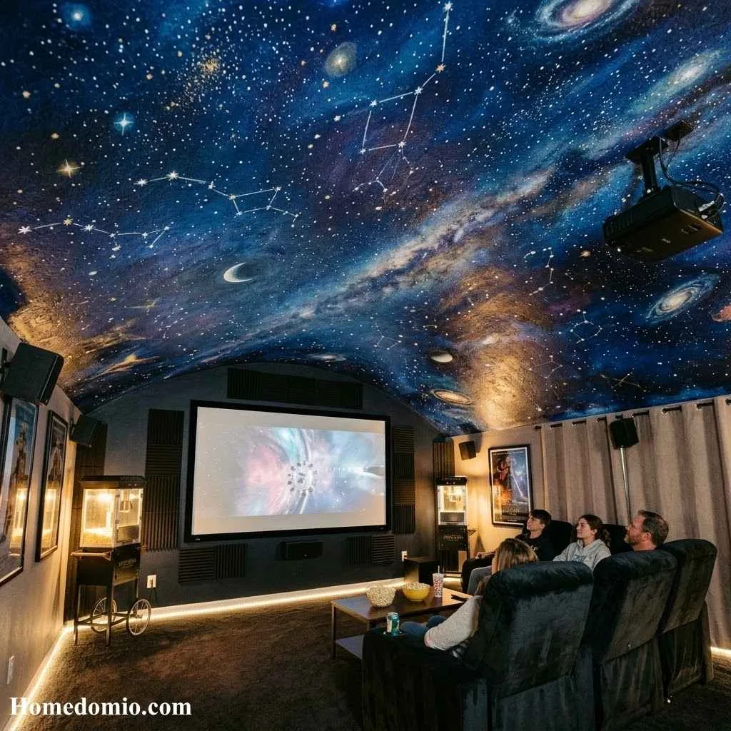 Painted Mural Ceiling