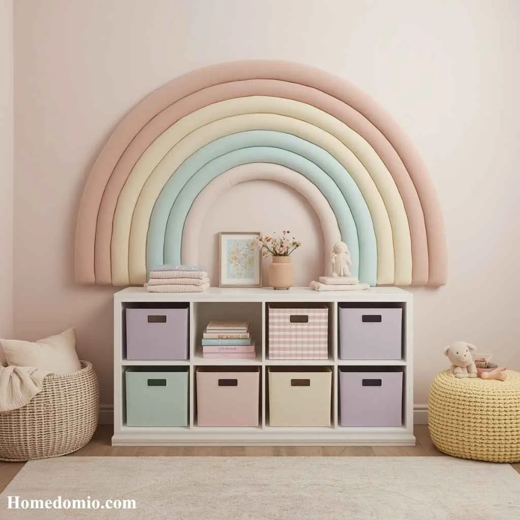 Playroom Inspiration Girls: 15 Dreamy Ideas Your Little One Will Love 5 Pastel Rainbow Color Scheme