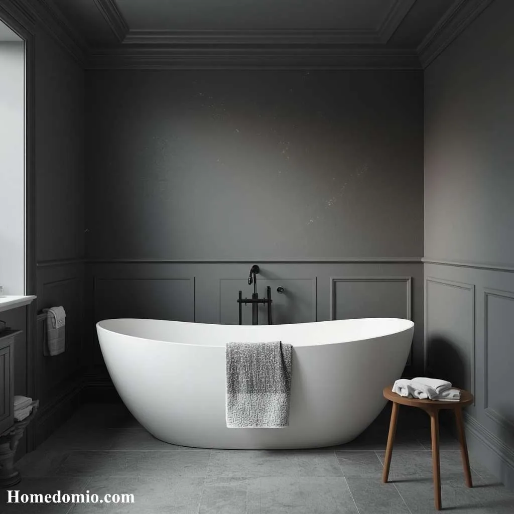 Moody Bathroom Colors: 14 Stunning Shades to Transform Your Space 13 Storm Cloud Grey