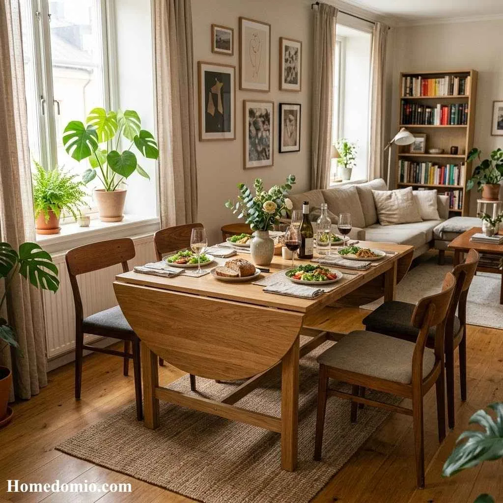  Try a Drop Leaf or Extendable Table