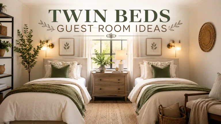 Twin Beds Guest Room
