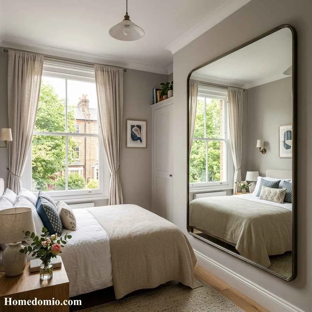 Use Mirrors To Expand The Space Visually