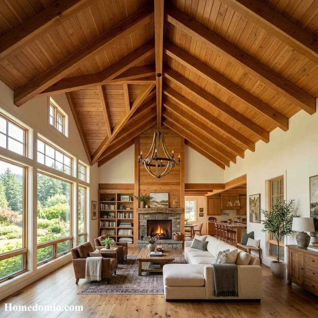  Vaulted Wood Ceiling