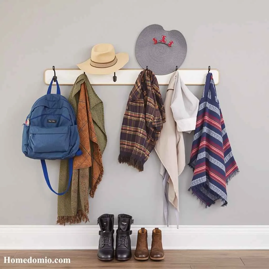 Wall Mounted Hooks For Every Family Member