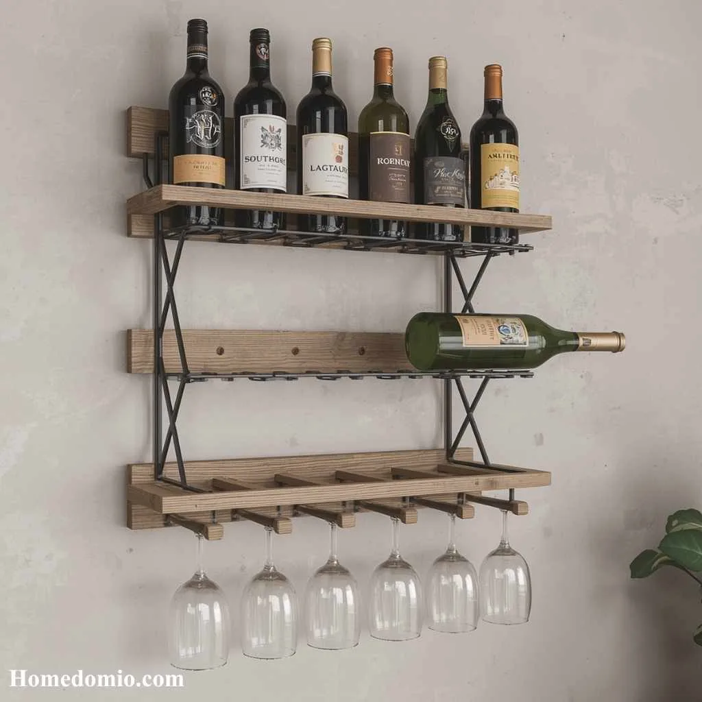 Dining Room Wall Decor Ideas That Will Transform Your Space 14 Wall Mounted Wine Rack Display