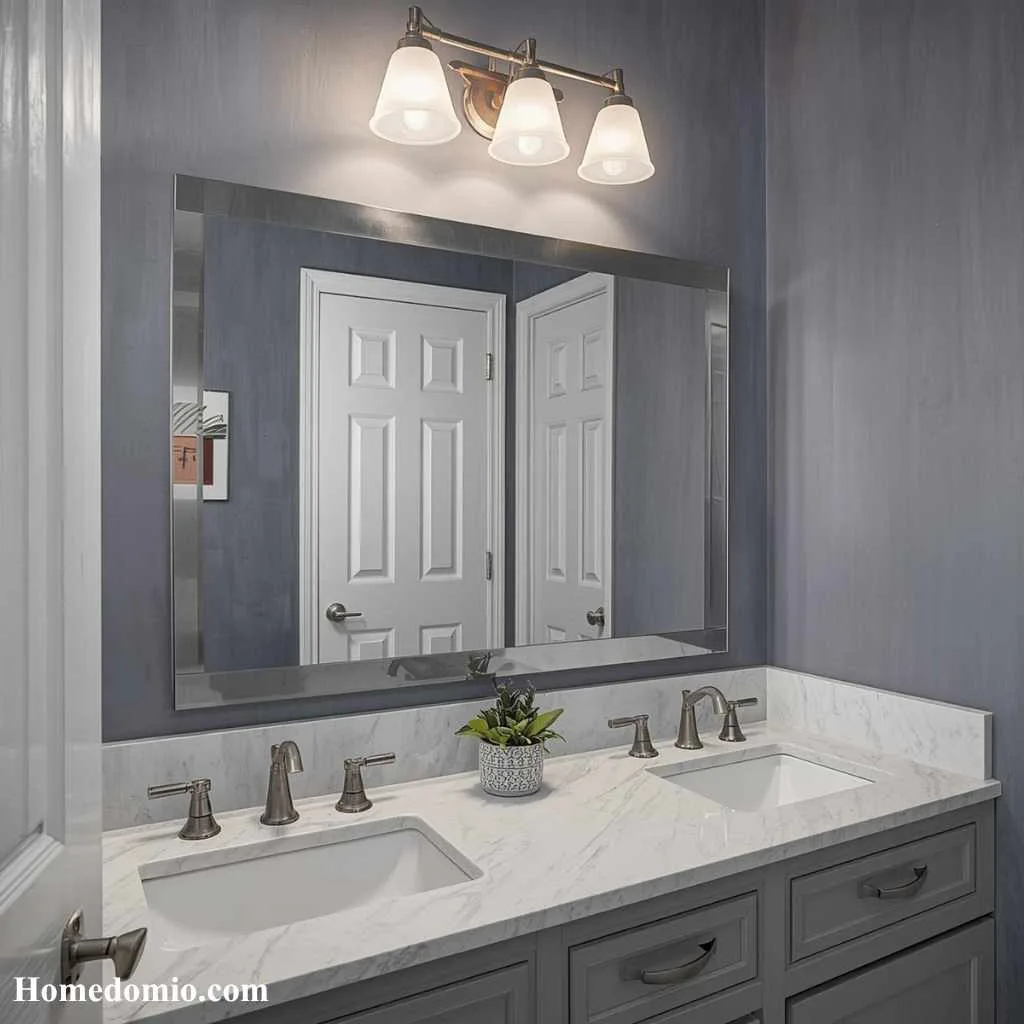 14 Guest Bathroom Ideas Apartment Style For Small Spaces 13 Warm Lighting Swap