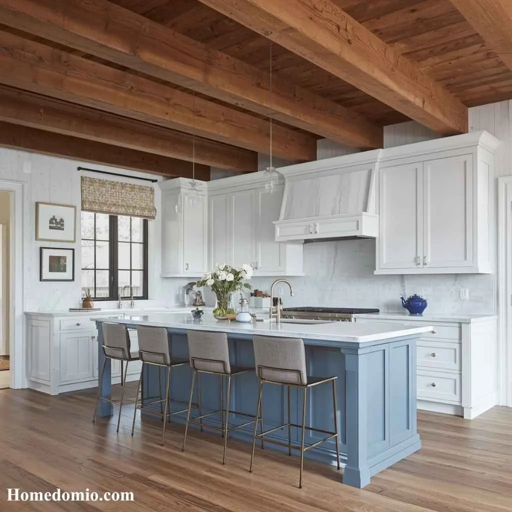 Warm Wood Ceiling Accents