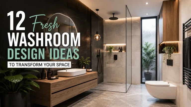 Washroom Design Modern Ideas For A Sleek Upgrade 2 Washroom Design Modern