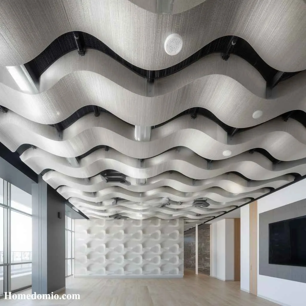 Wave Pattern Cloud Panels