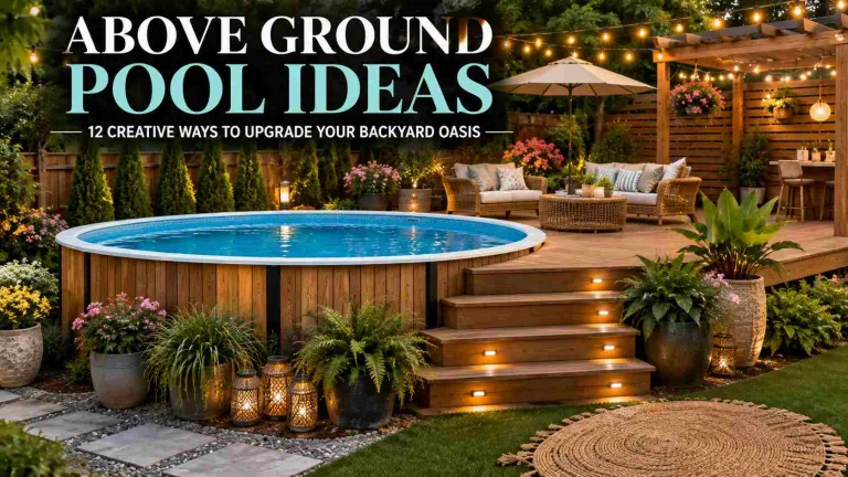 Above Ground Pool Ideas: 14 Ways To Upgrade Backyard 2 Above Ground Pool Ideas