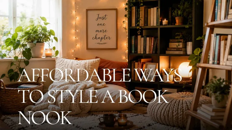 14 Affordable Ways To Style A Book Nook On A Budget 3 Affordable Ways To Style A Book Nook