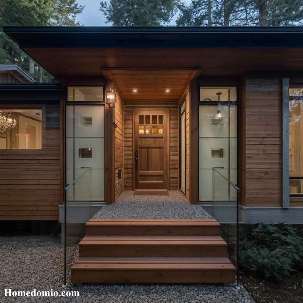 Alpine Inspired Timber and Gravel Steps