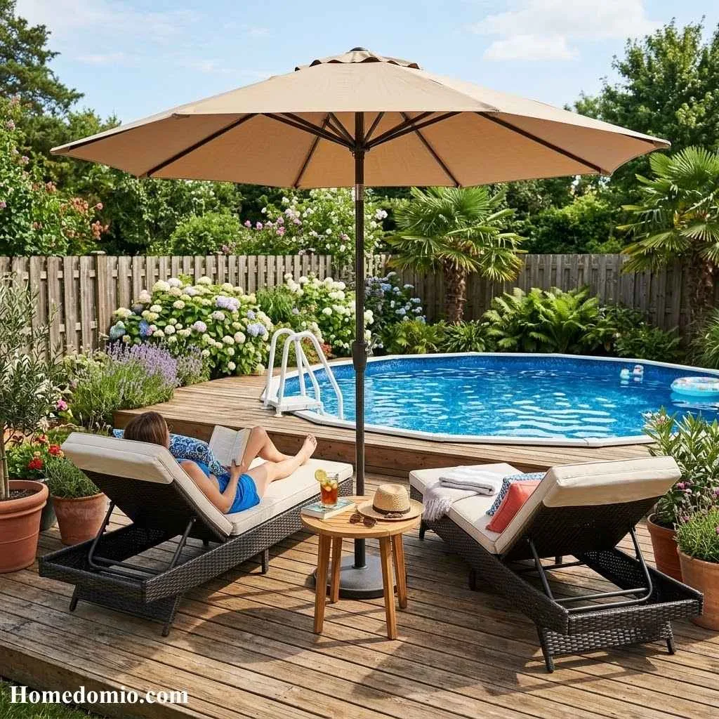 Create a Poolside Lounge Area