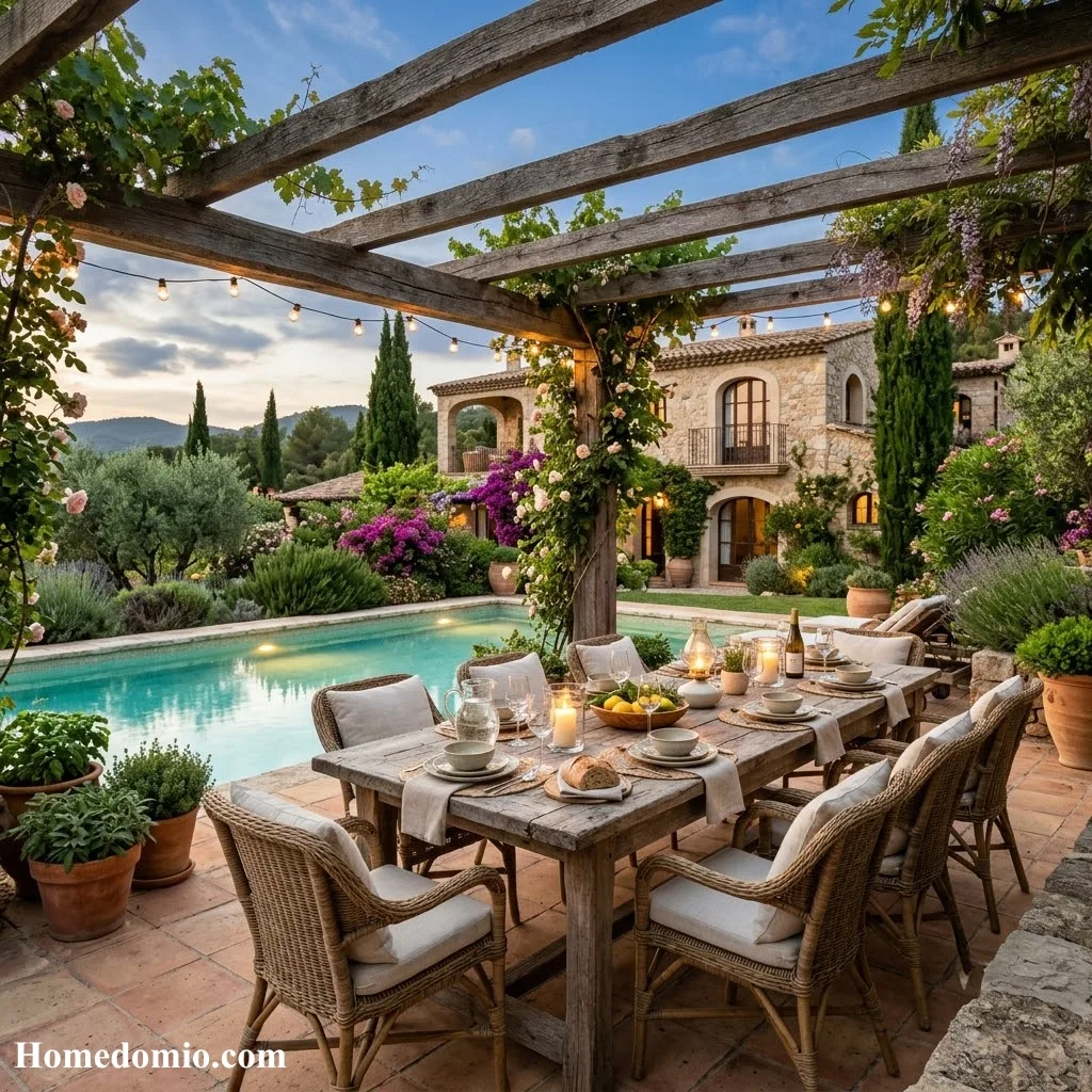 12 Mediterranean Luxury Pool Villas Worth Dreaming Of 7 Elegant Outdoor Dining Areas Beside The Pool