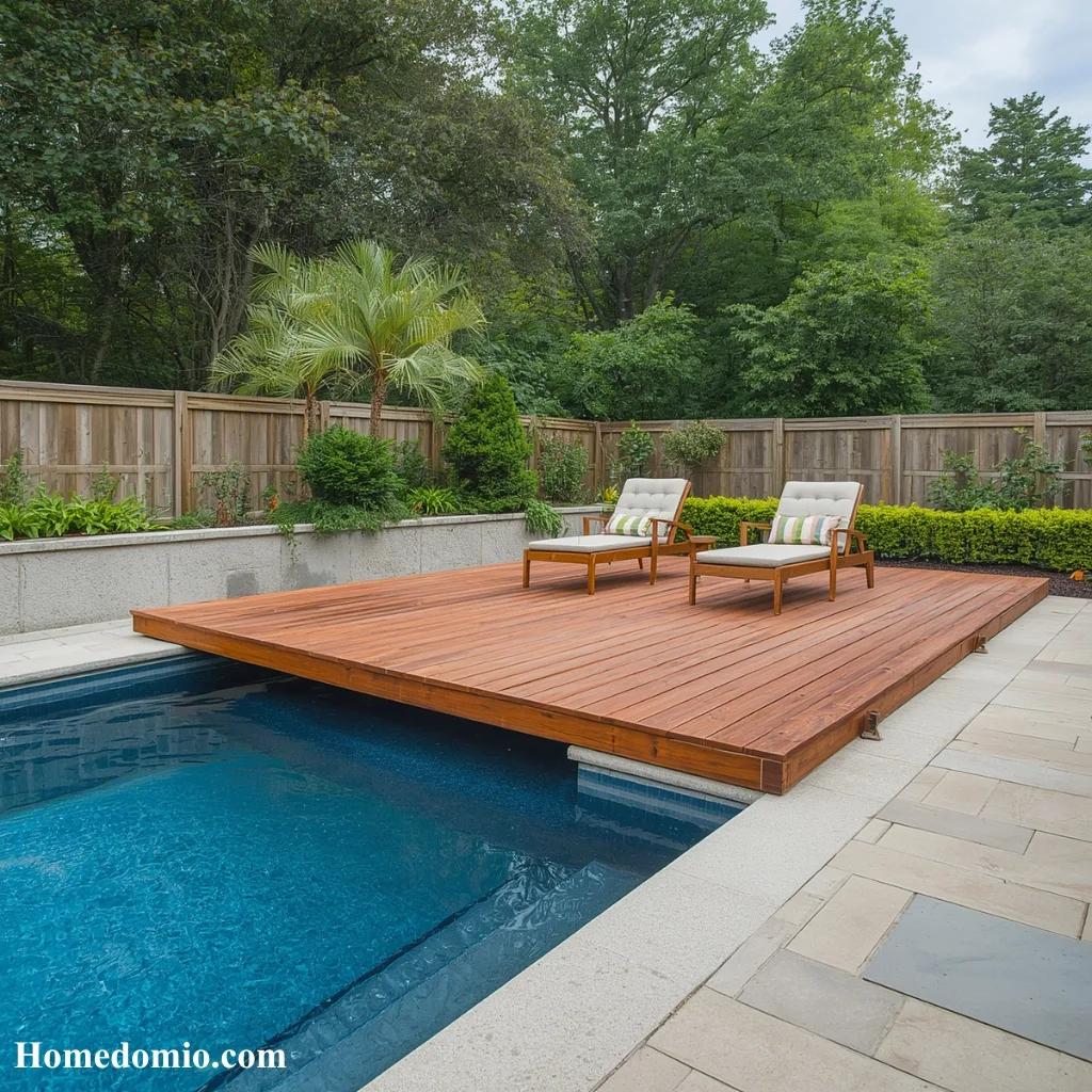 15 Small Backyard Pool Ideas For Your Tiny Yard Now 9 Floating Deck Overlay