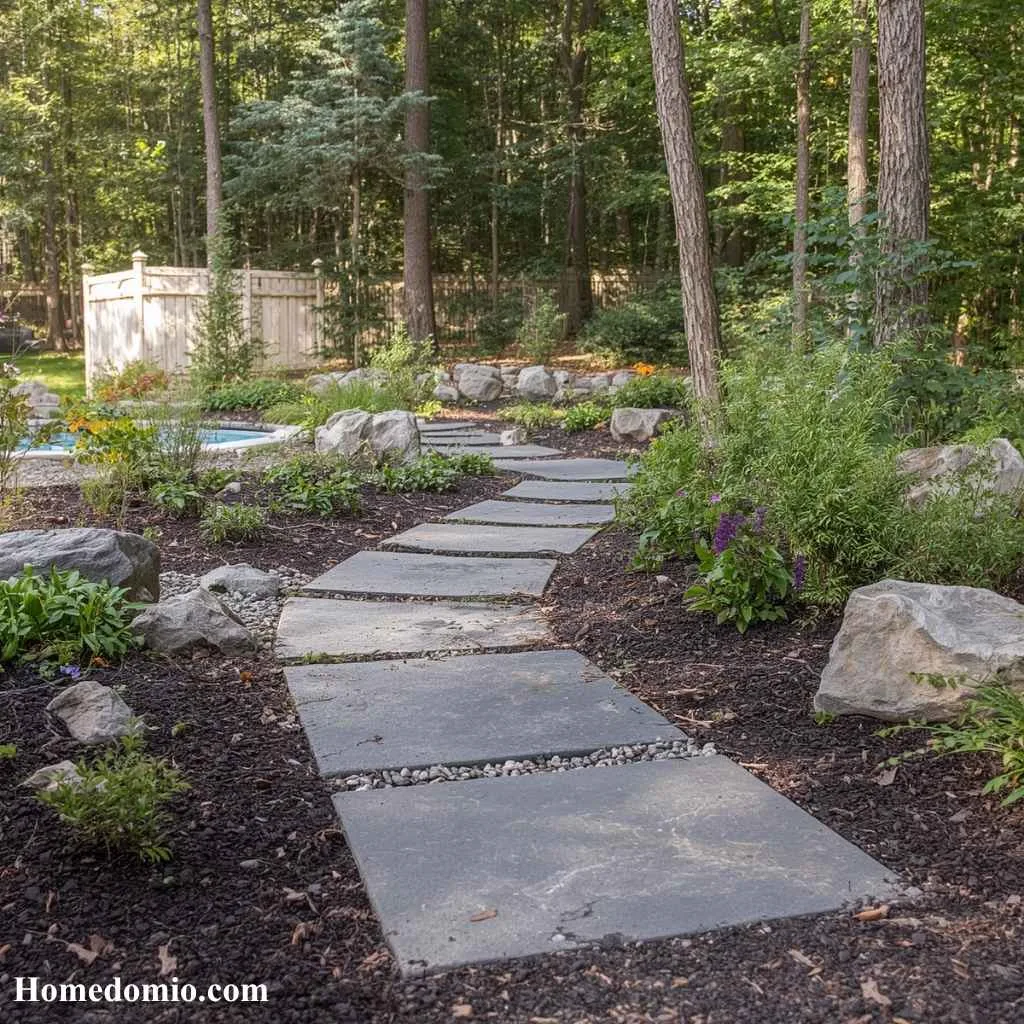  Incorporate Stone or Gravel Pathways