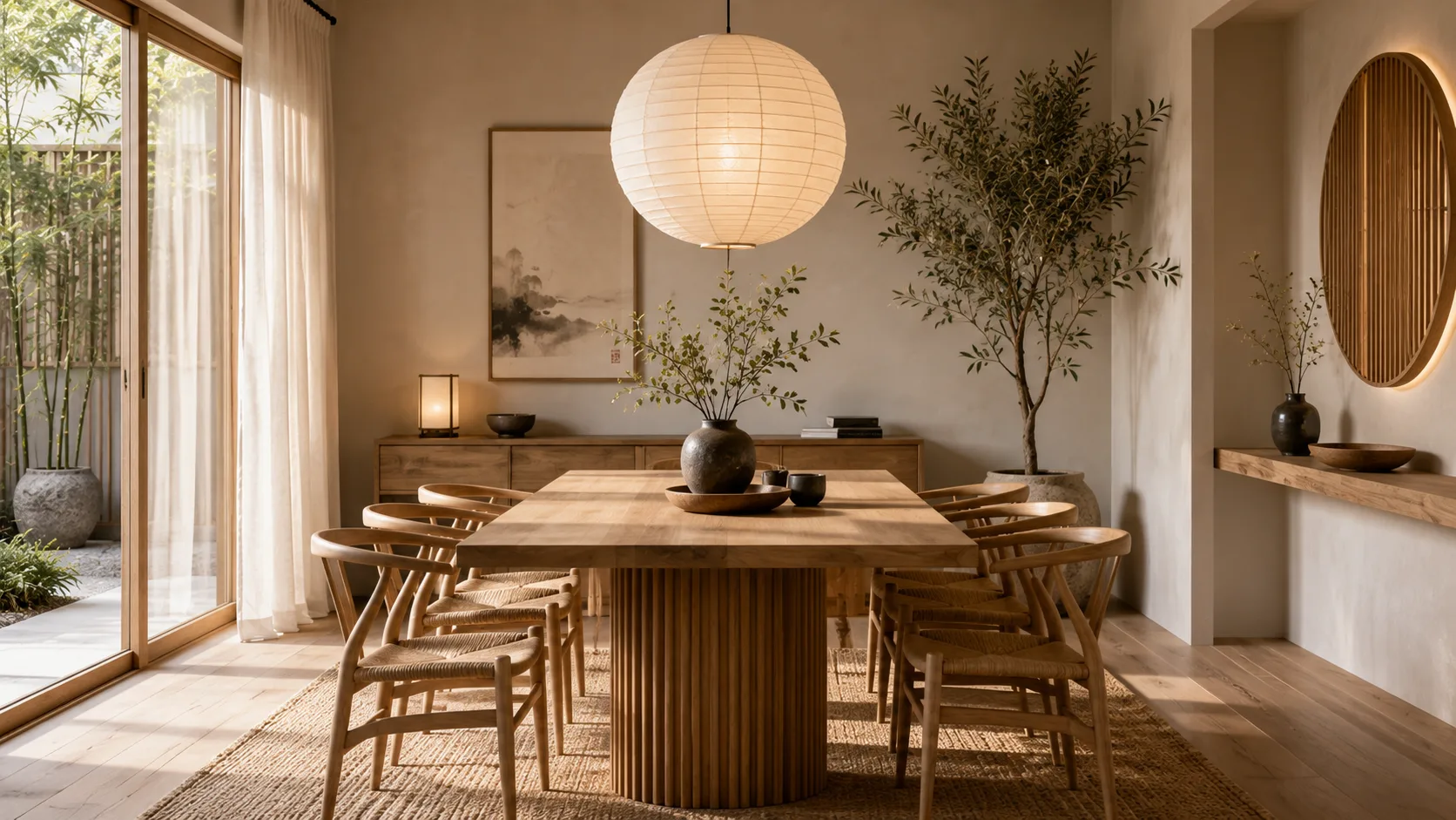 Japandi Dining Room