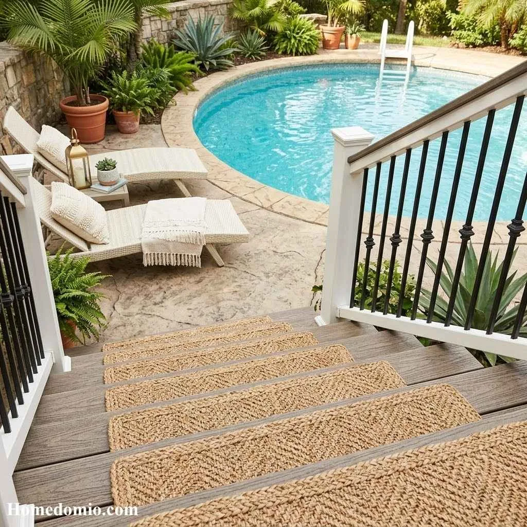Jute Runner Steps for Extra Texture