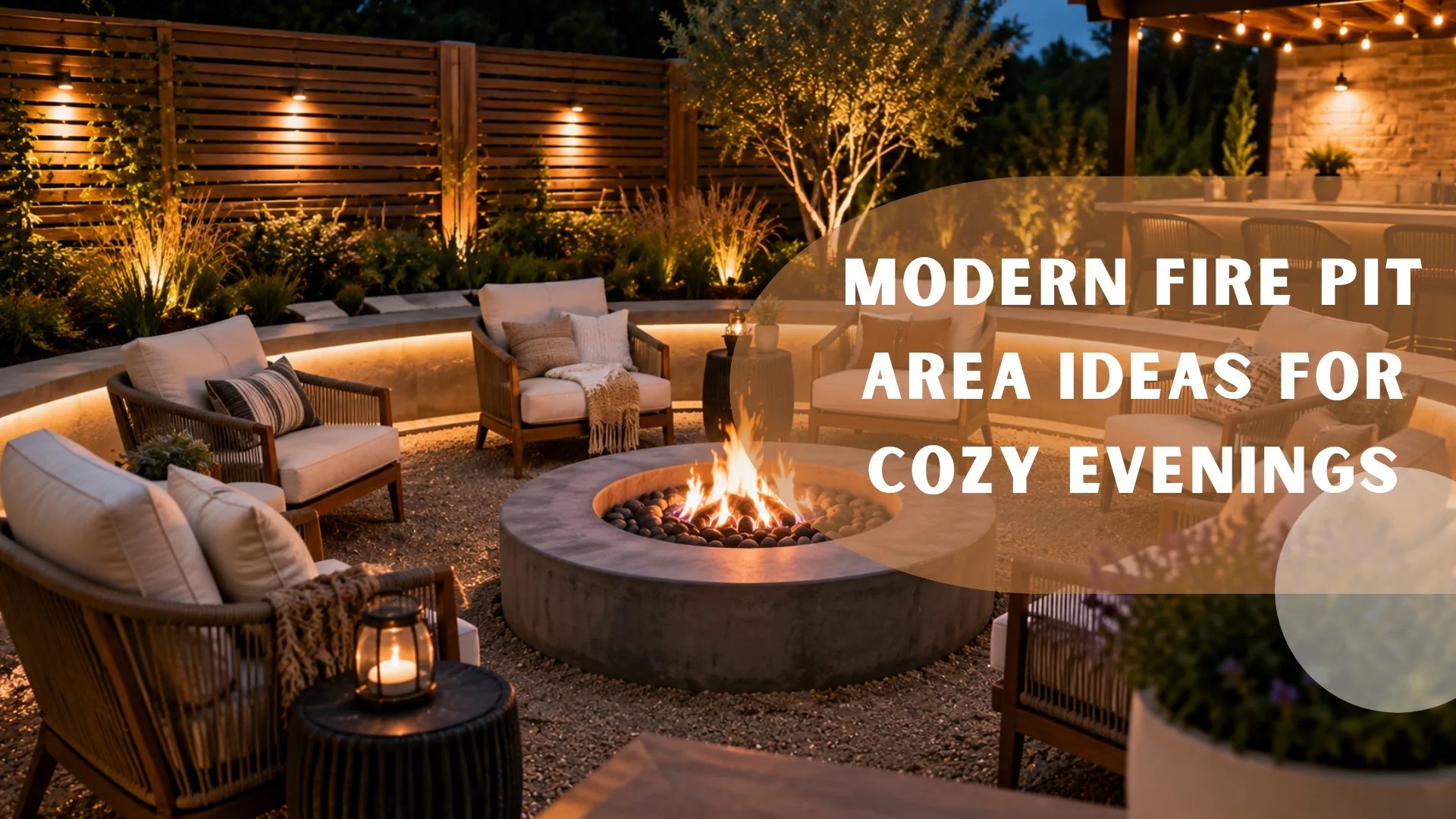 14 Modern Fire Pit Area Ideas For Cozy Evenings Outside 1 Modern Fire Pit Area Ideas For Cozy Evenings