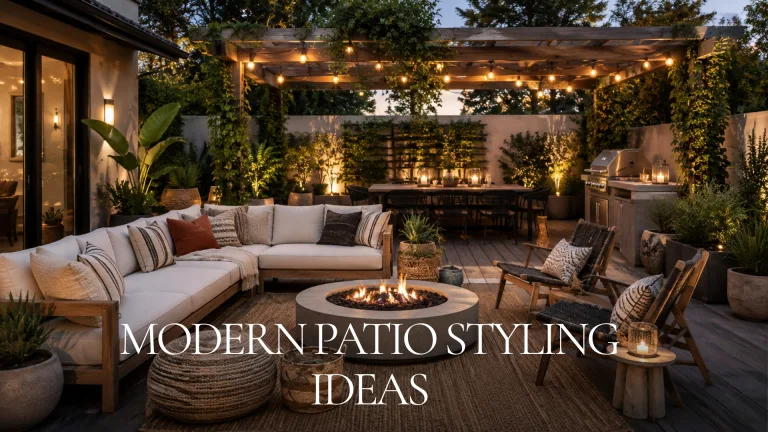 14 Modern Patio Styling Ideas Worth Stealing Right Now 3 Modern Patio Styling Ideas