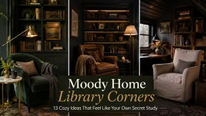 Moody Home Library Corners