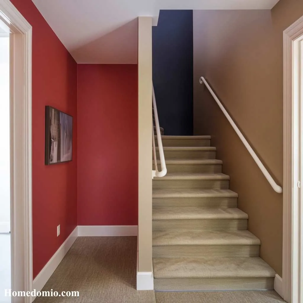 Stairs Between Two Walls: 14 Creative Ideas To Try 2 Paint an Accent Wall