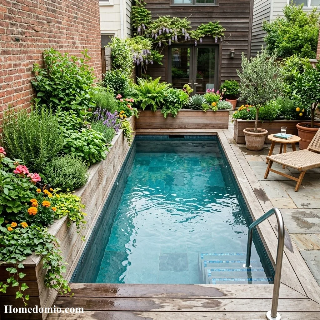 15 Small Backyard Pool Ideas For Your Tiny Yard Now 8 Planter Box Pools