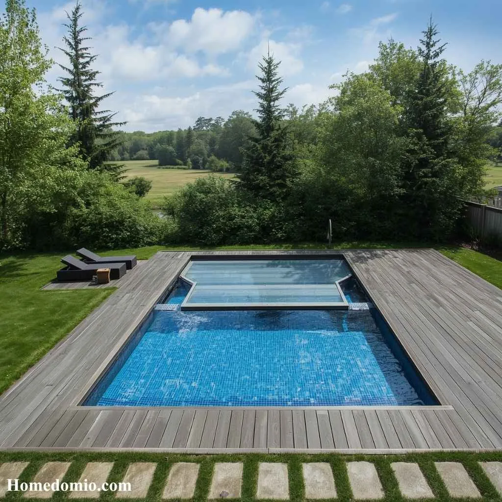 15 Small Backyard Pool Ideas For Your Tiny Yard Now 6 Retractable Deck Pools