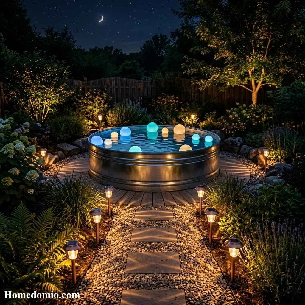 Solar Powered Lighting Setup