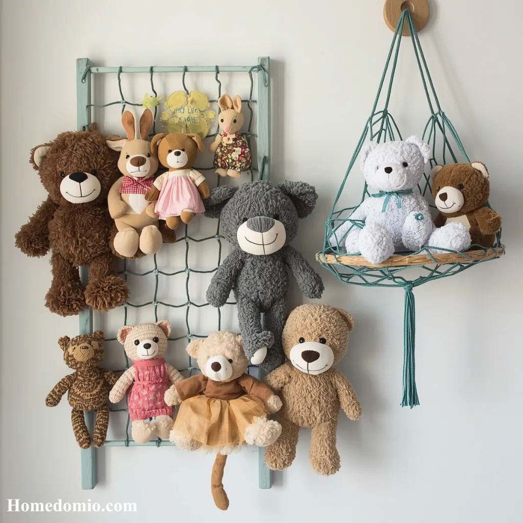 12+ Playroom Inspiration for Kids That Spark Imagination 8 Stuffed Animal Display