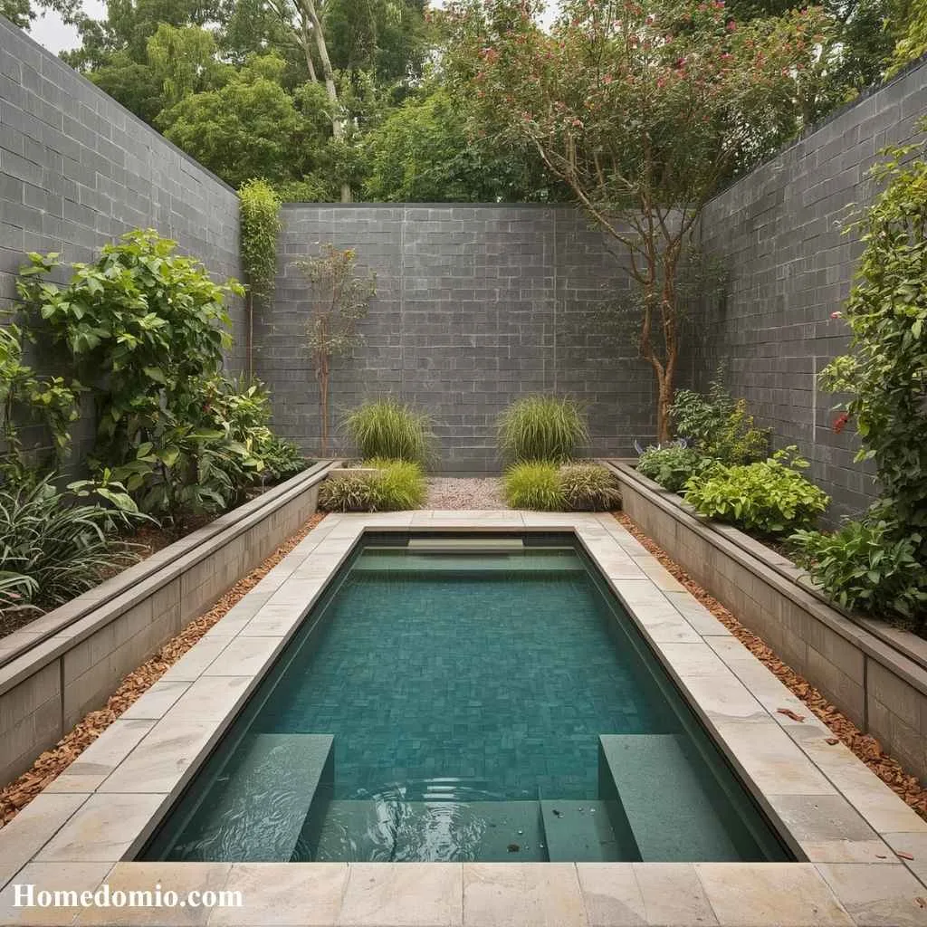 15 Small Backyard Pool Ideas For Your Tiny Yard Now 12 Sunken Courtyard Pools