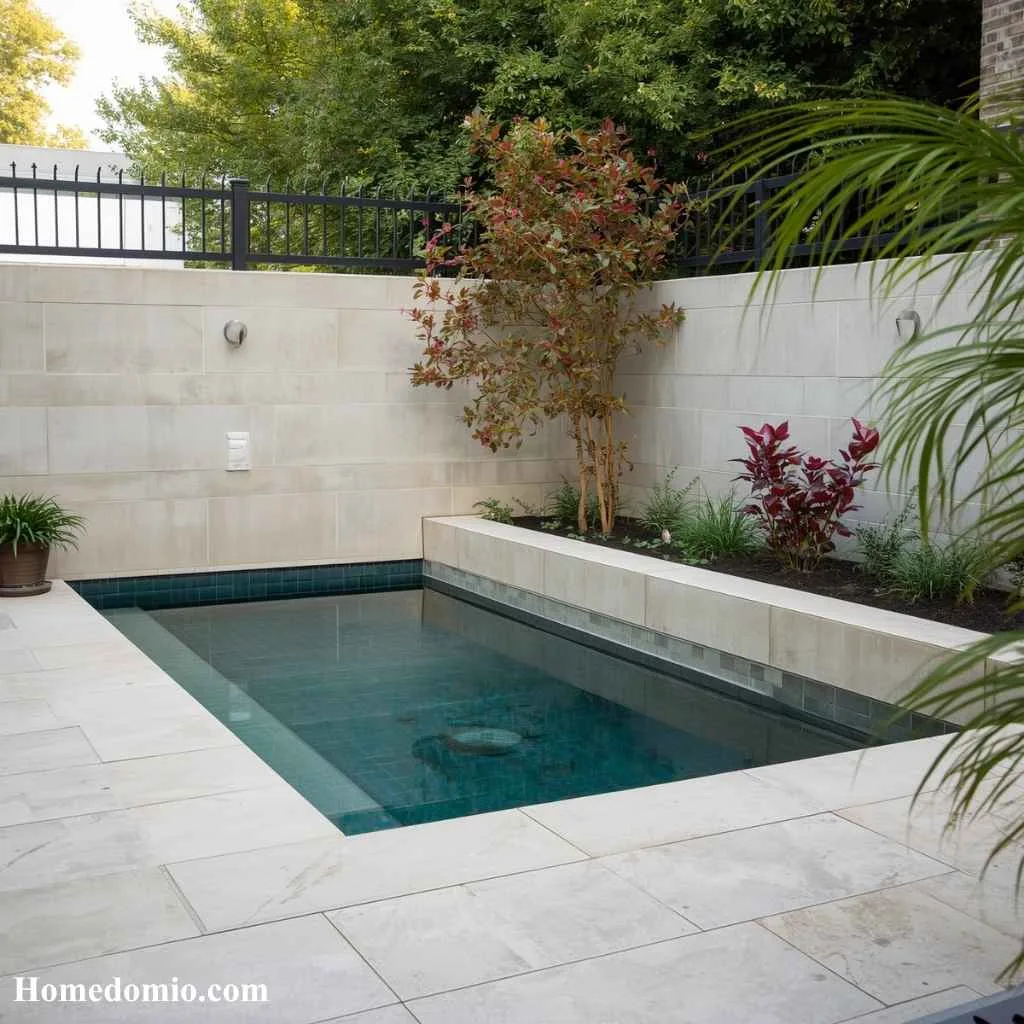 15 Small Backyard Pool Ideas For Your Tiny Yard Now 2 The Sleek Plunge Pool