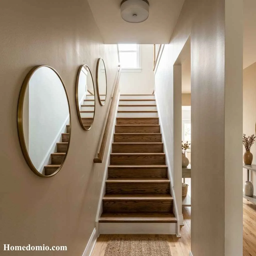 Stairs Between Two Walls: 14 Creative Ideas To Try 7 Use Mirrors Strategically