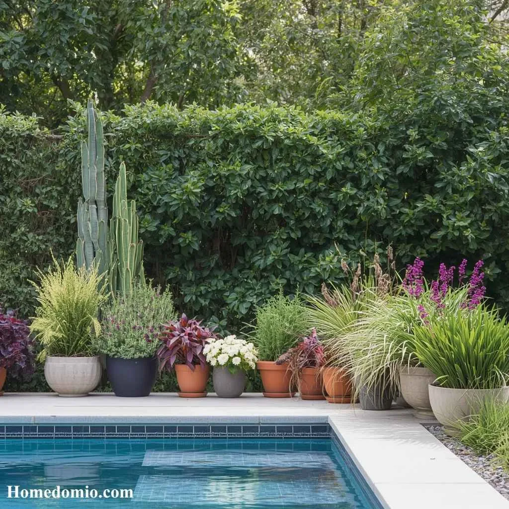  Use Potted Plants for Instant Color