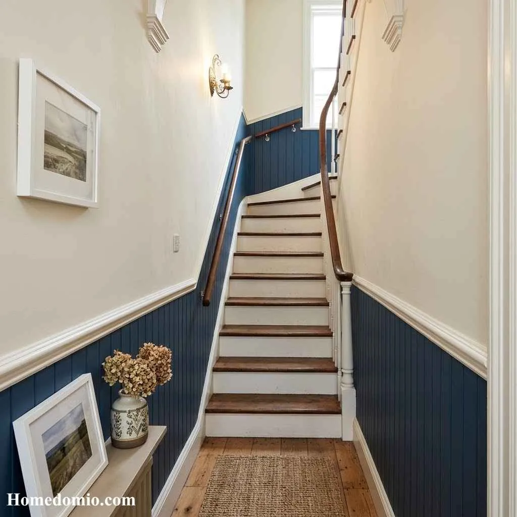 Stairs Between Two Walls: 14 Creative Ideas To Try 14 Use Two Tone Walls