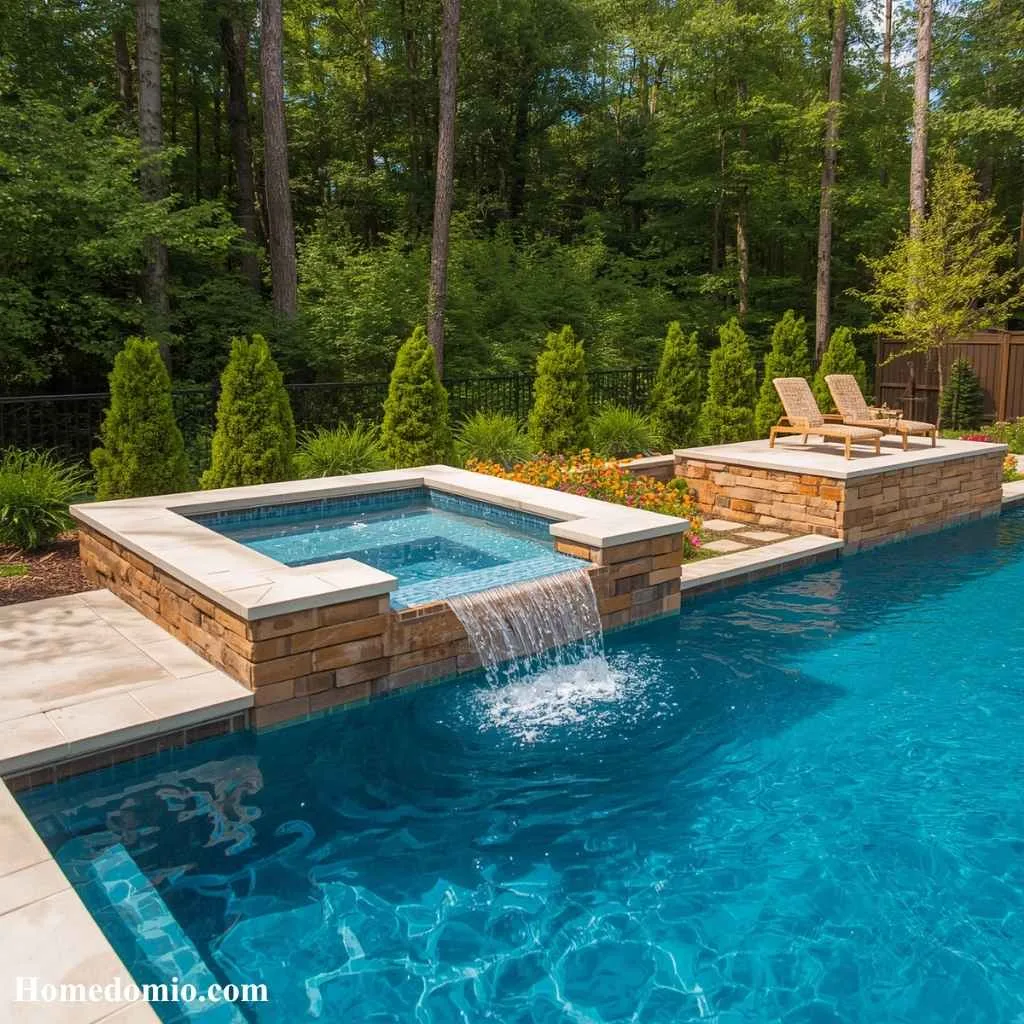 Vanishing Edge Spa Pool