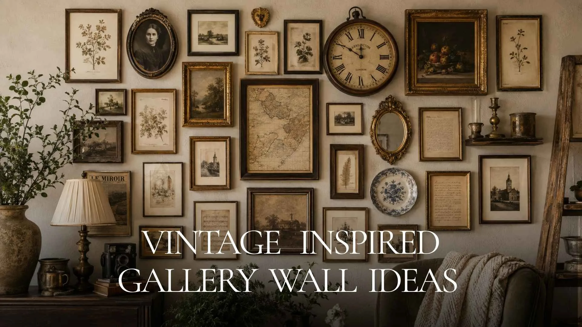 Vintage Inspired Gallery Wall Ideas